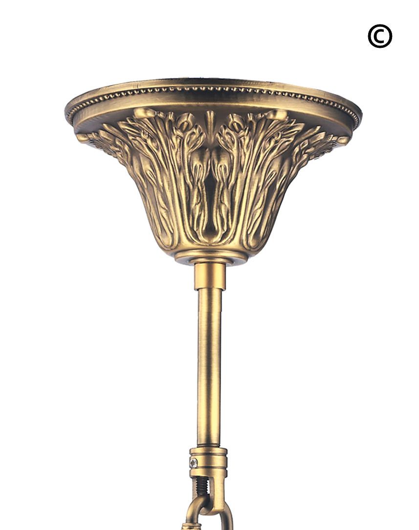12 arm shop brass chandelier