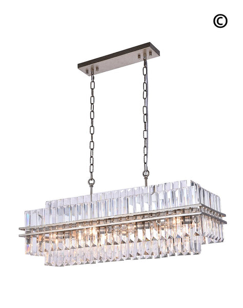 Ashton Collection - 90 cm Bar Light - Champagne Finish - Designer Chandelier 