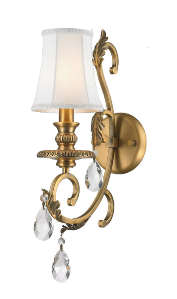 ARIA - Hampton Single Arm Wall Sconce - Brass-Designer Chandelier Australia