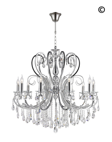 Designer Princess 10 Arm Chandelier -  W:90 - Designer Chandelier 