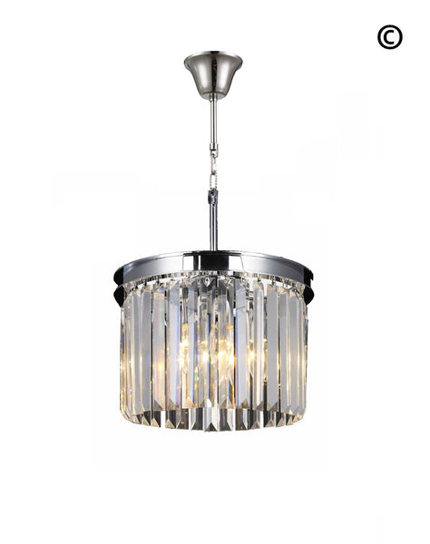 NewYork Oasis Open Ring Chandelier- Clear Finish - W:30cm