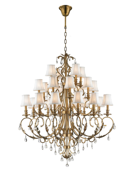 ARIA - Hampton 24 Arm Chandelier - Brass-Designer Chandelier Australia