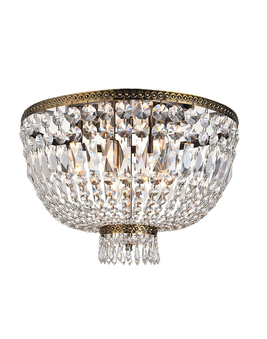Vintage flush outlet mount chandelier