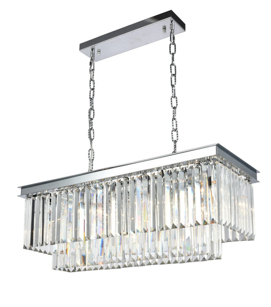 Oasis Bar Light Chandelier- Clear Finish - W:80cm