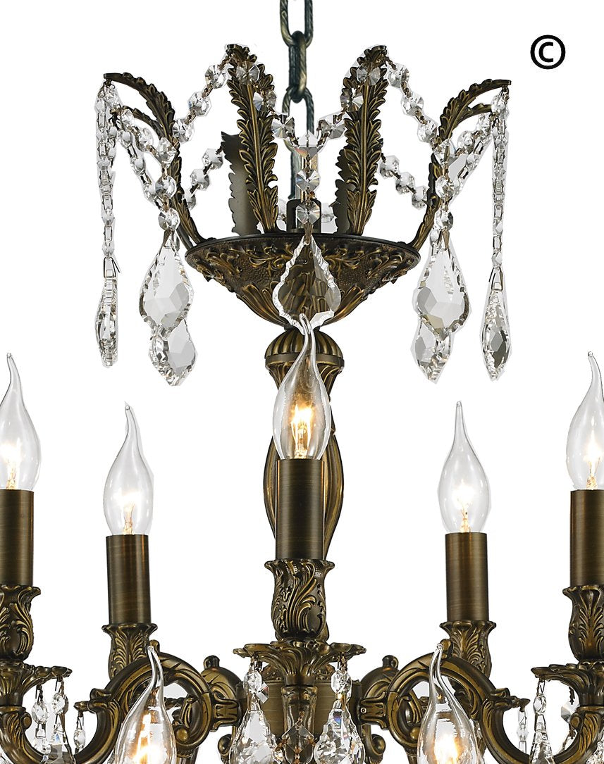 Chandelier antique sales bronze