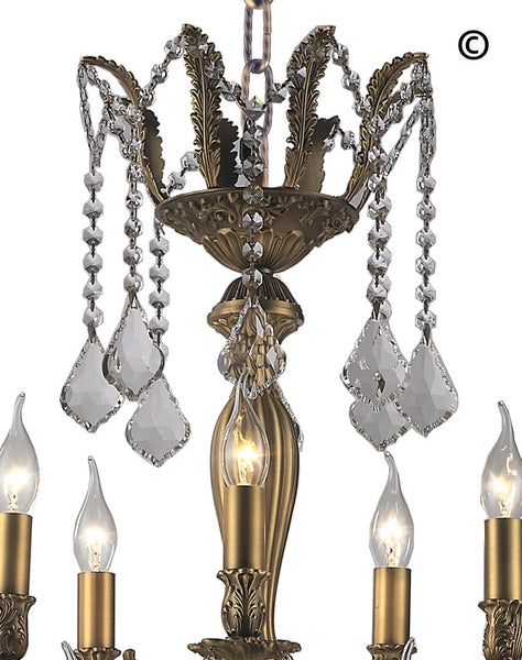 AMERICANA 25 Light Crystal Chandelier - Brass Finish