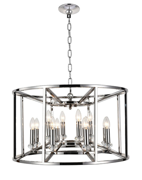 NewYork Alfa - 12 Light - Round - Nickle Plated